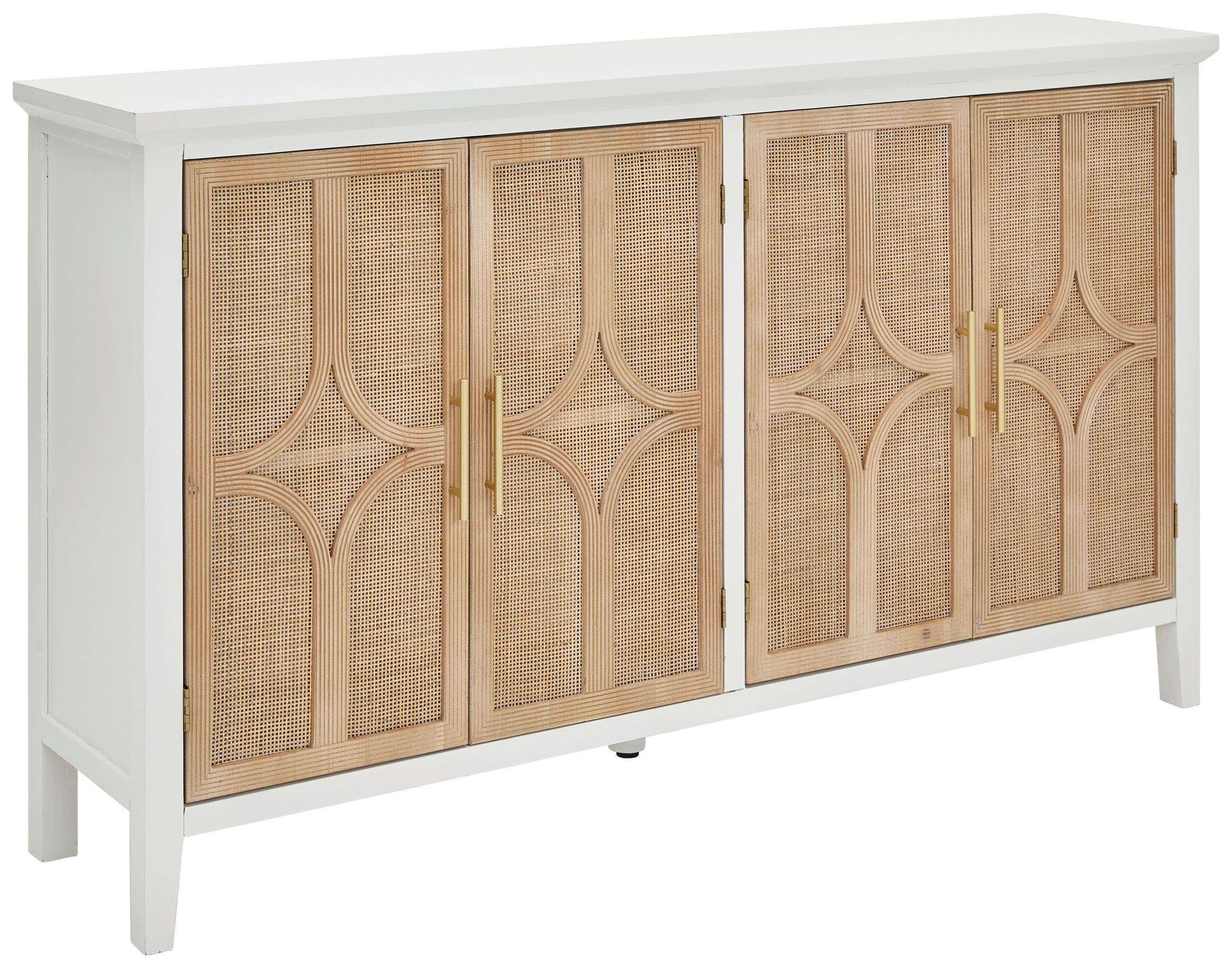 SIDEBOARD  in 148/85/35 cm  - Goldfarben/Naturfarben, KONVENTIONELL, Holz/Holzwerkstoff (148/85/35cm) - Livetastic