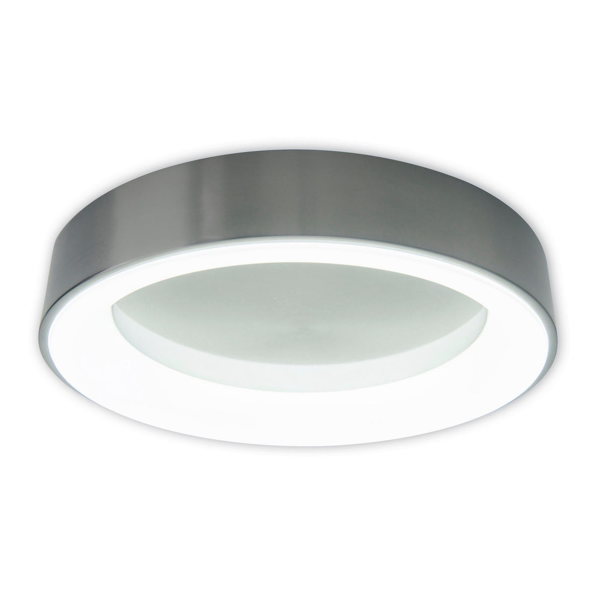 LED-DECKENLEUCHTE 46,5 cm  - Grau, Basics, Kunststoff/Metall (46,5cm) - Näve