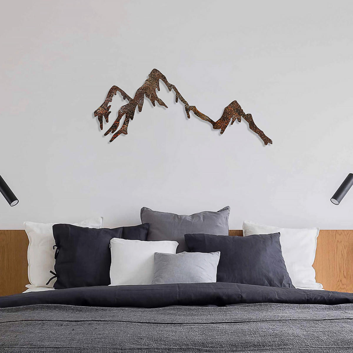 METALLBILD  - Bronzefarben, Basics, Metall (45/70cm)