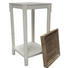 TABLETTTISCH furniert Braun, Weiß - Weiß/Braun, LIFESTYLE, Holz (40/78/40cm) TABLETTTISCH furniert Braun, Weiß - Weiß/Braun, LIFESTYLE, Holz (40/78/40cm)