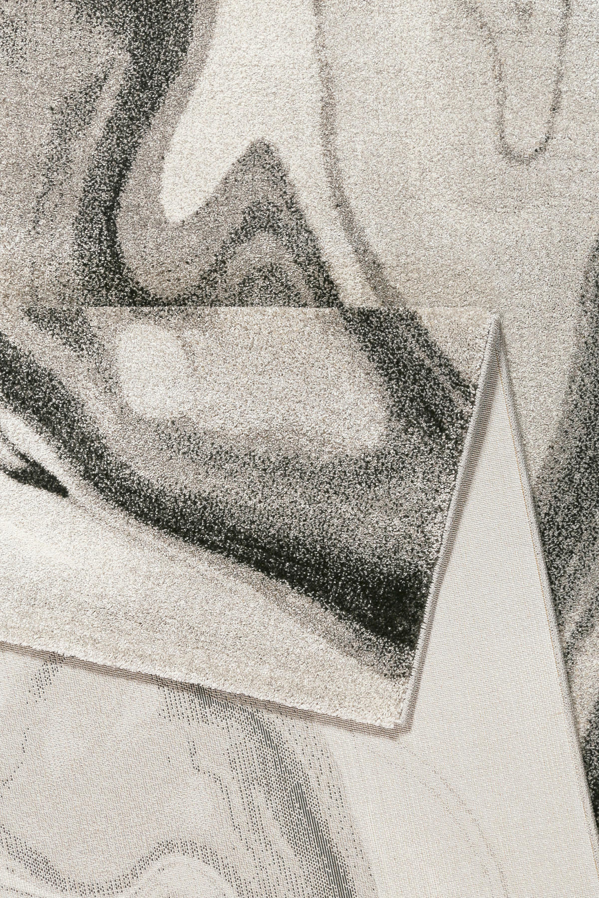 WEBTEPPICH 120/170 cm Voyage Grau, Hellgrau, Dunkelgrau  - Dunkelgrau/Hellgrau, KONVENTIONELL, Textil (120/170cm) - WECON HOME