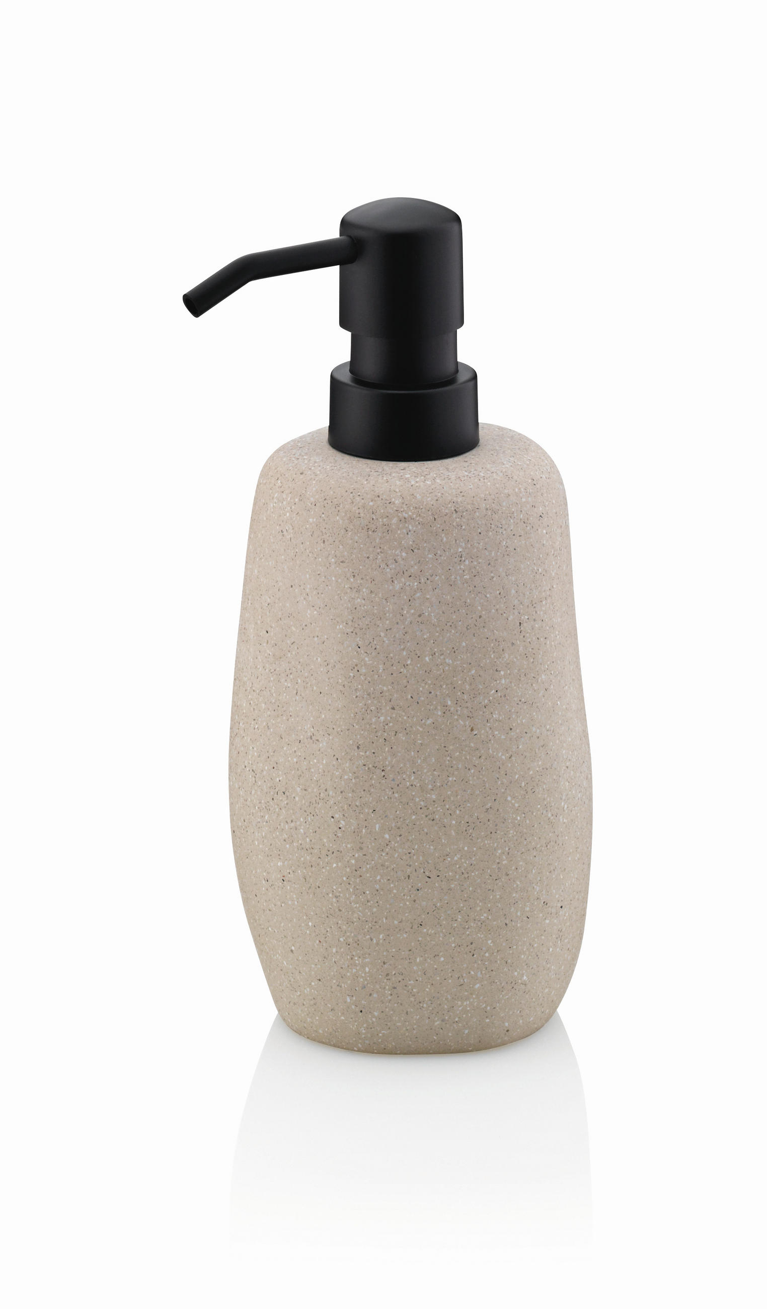 SEIFENSPENDER RODA  - Beige, Basics, Stein (7,5/7,5/18cm) - Kela