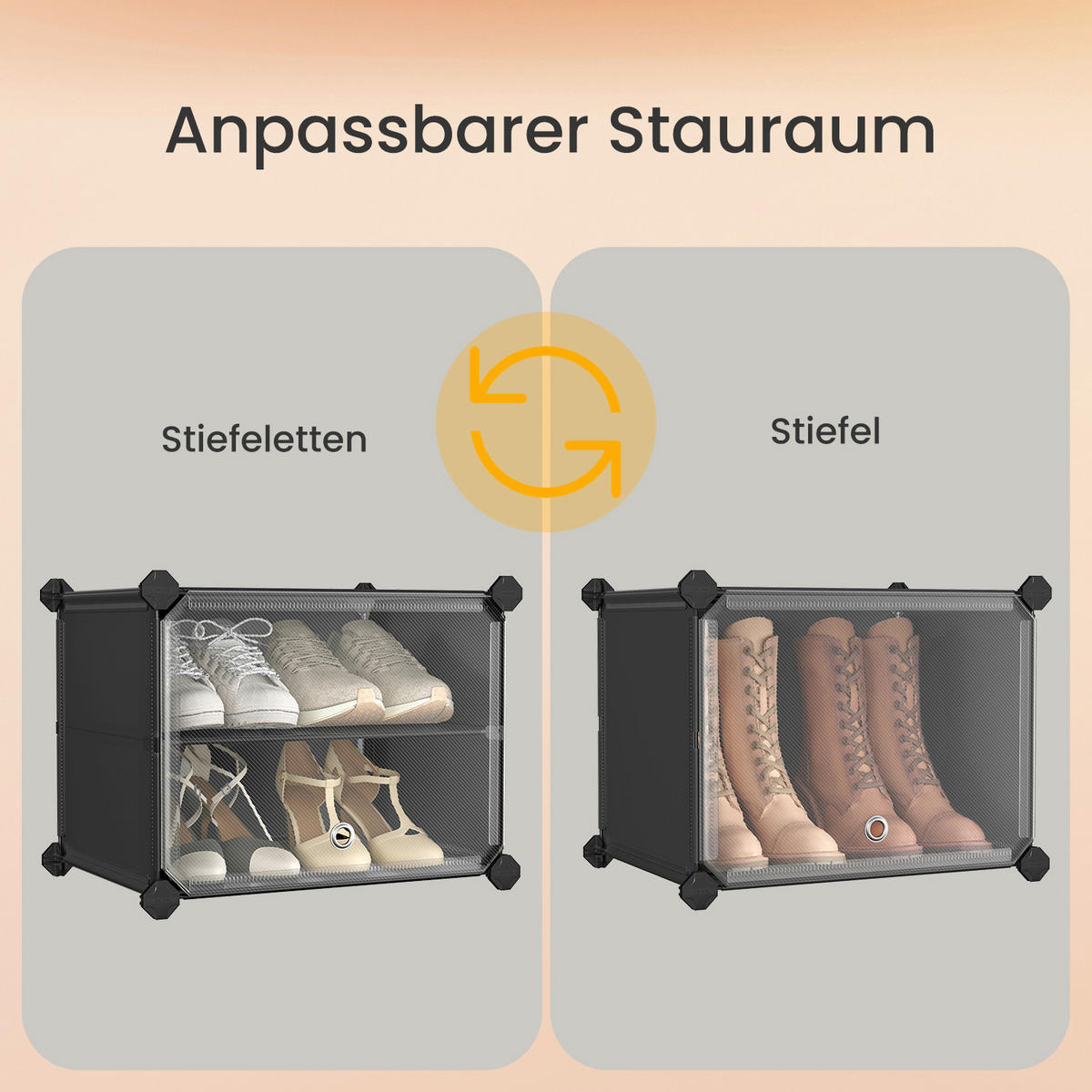REGÁL NA TOPÁNKY, čierna, biela, 82/92/32 cm - čierna/biela, Basics, kov/plast (82/92/32cm)