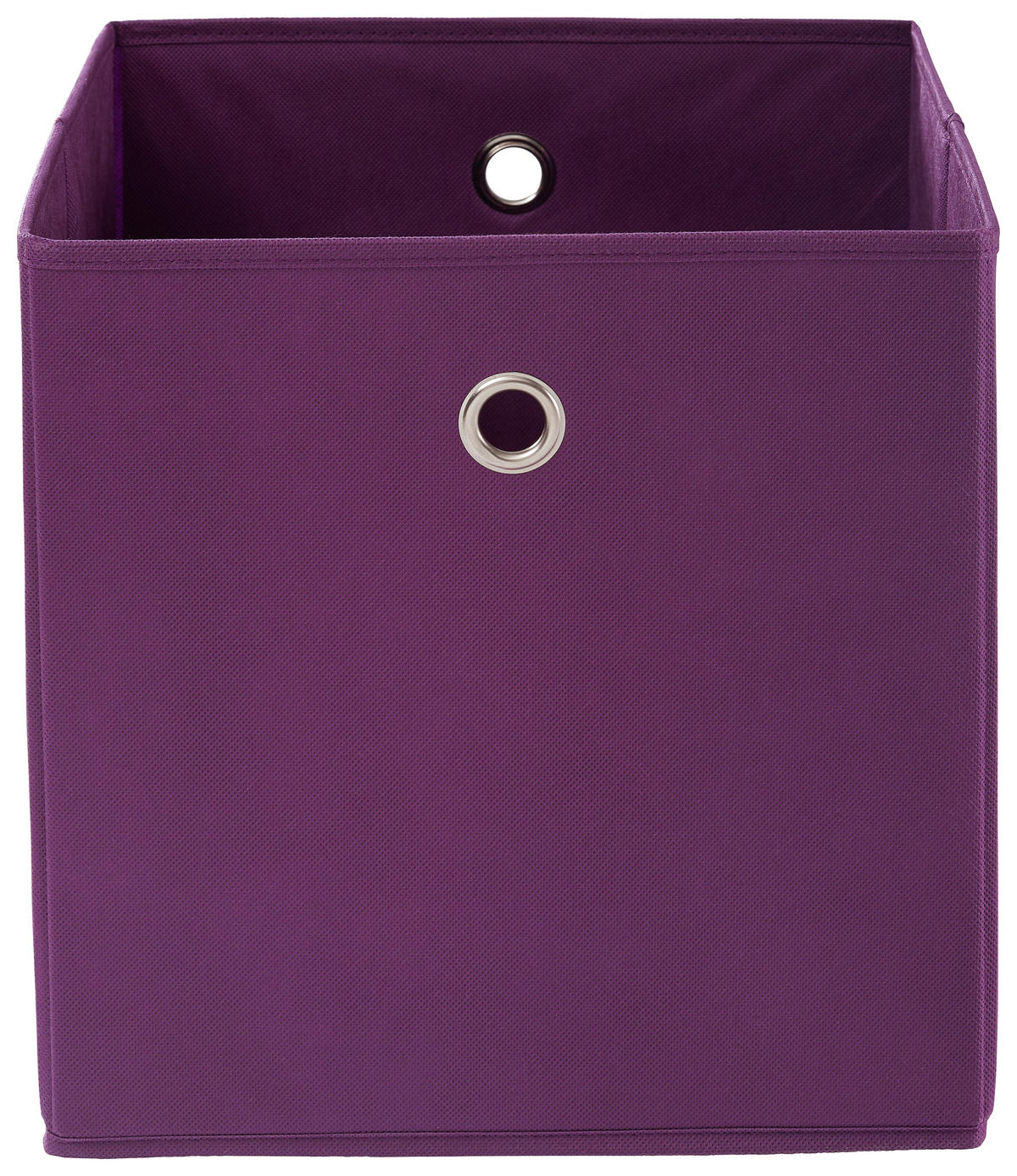 FALTBOX 3er Set - Lila/Silberfarben, Design, Karton/Textil (32/32/32cm) - Carryhome