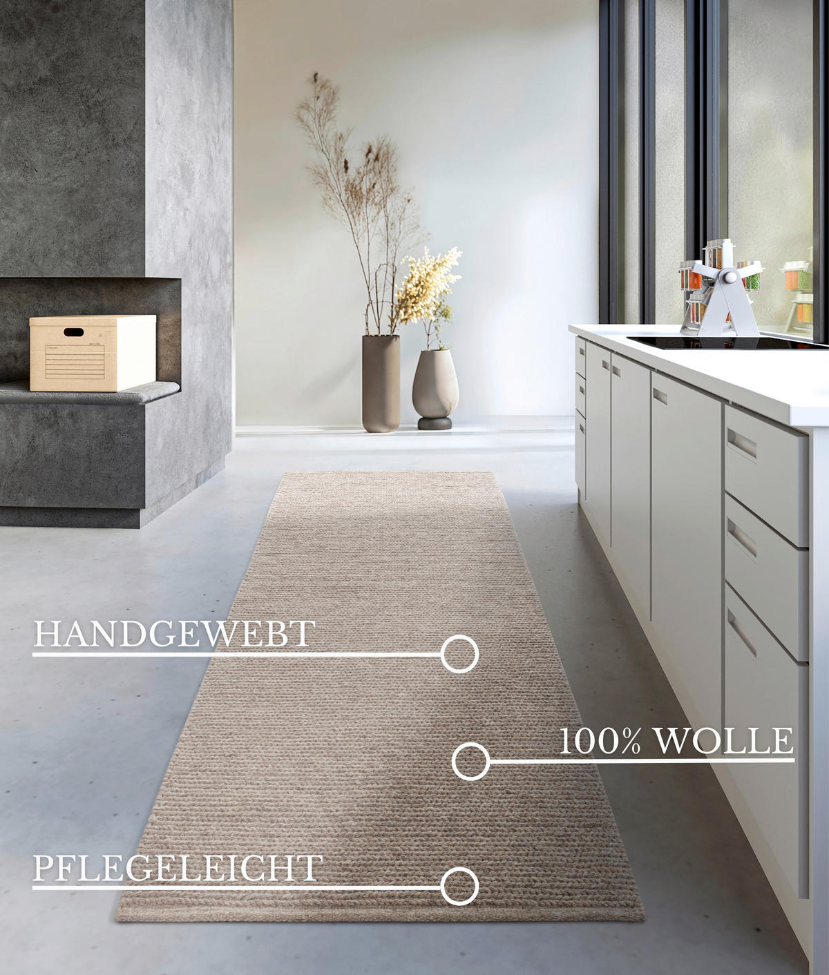 LÄUFER 80/200 cm Kollektion 1748 Cappuccino  - Cappuccino, Basics, Textil (80/200cm) - Villeroy & Boch