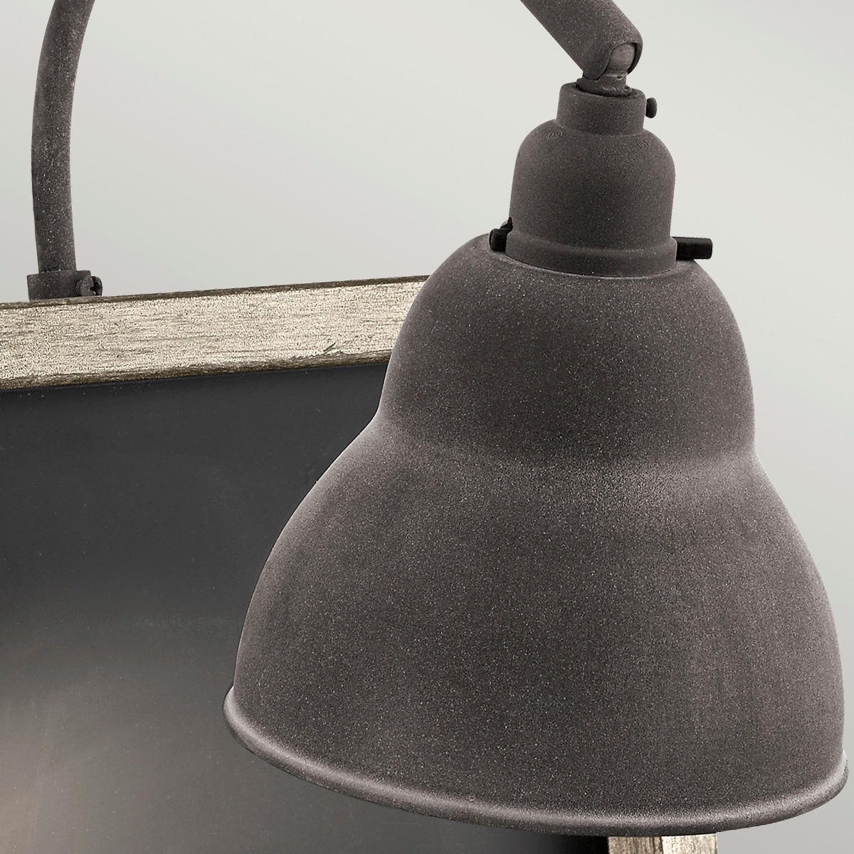 WANDLEUCHTE - Zinkfarben, Konventionell, Metall (31,8/22,9/45,1cm) - Elstead Lighting
