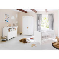 BABYZIMMER FLORENTINA  - Weiß, ROMANTIK / LANDHAUS, Holz/Holzwerkstoff - Pinolino