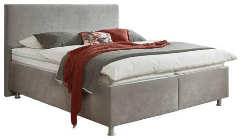 KÁRPITOZOTT ÁGY 160/200 cm  bézs  - bézs/natúr színű, Modern, műanyag/faalapú anyag (160/200cm) - Beldomo - Sleep