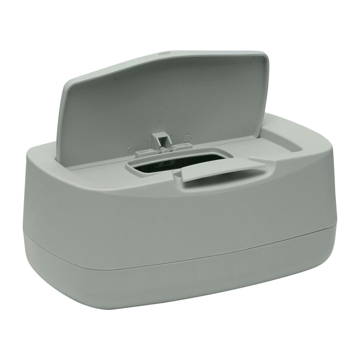FEUCHTTÜCHER-BOX Silk  - Grün, Basics, Kunststoff (21/13/9cm) - Bebe Jou