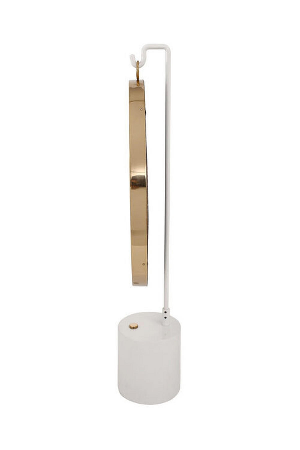 SCHMINKSPIEGEL 41/75/14 cm  - Goldfarben/Weiß, LIFESTYLE, Glas/Metall (41/75/14cm) - Kayoom
