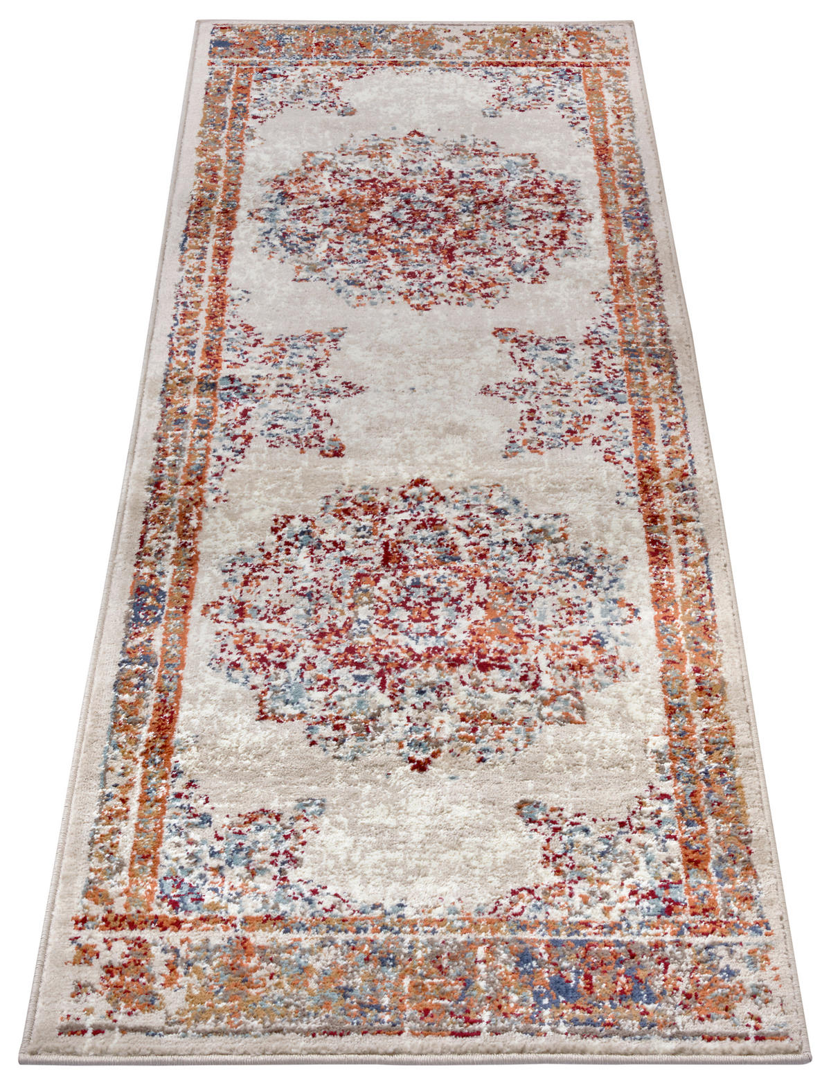 LÄUFER 80/240 cm Luxor  - Multicolor/Creme, Design, Kunststoff/Textil (80/240cm)