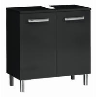 TVÄTTSTÄLLSUNDERSKÅP 60/62/33 cm  - silver/antracit, Klassisk, metall/trämaterial (60/62/33cm) - Carryhome