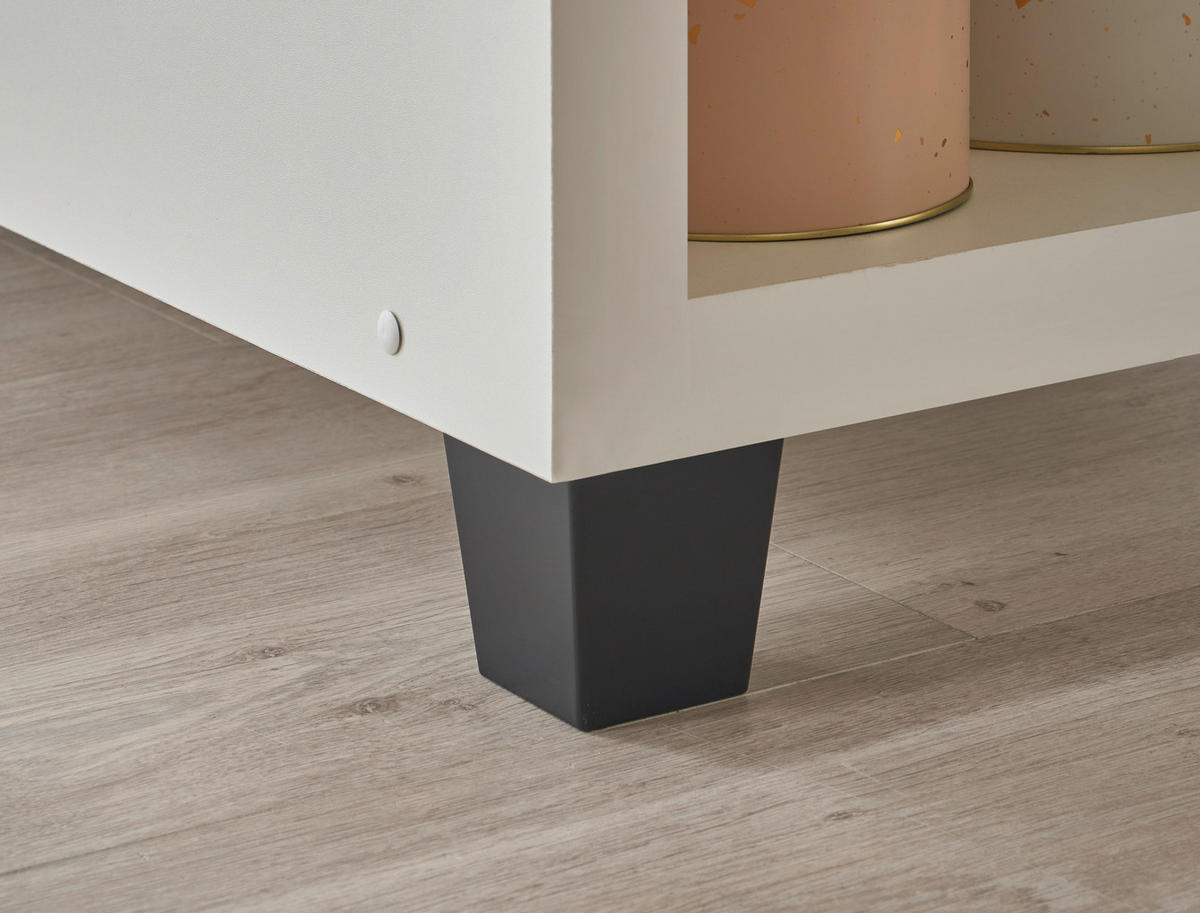 KUCHYNSKÝ OSTROVČEK - čierna/biela, Design, kompozitné drevo/plast (119/91/82cm) - MID.YOU