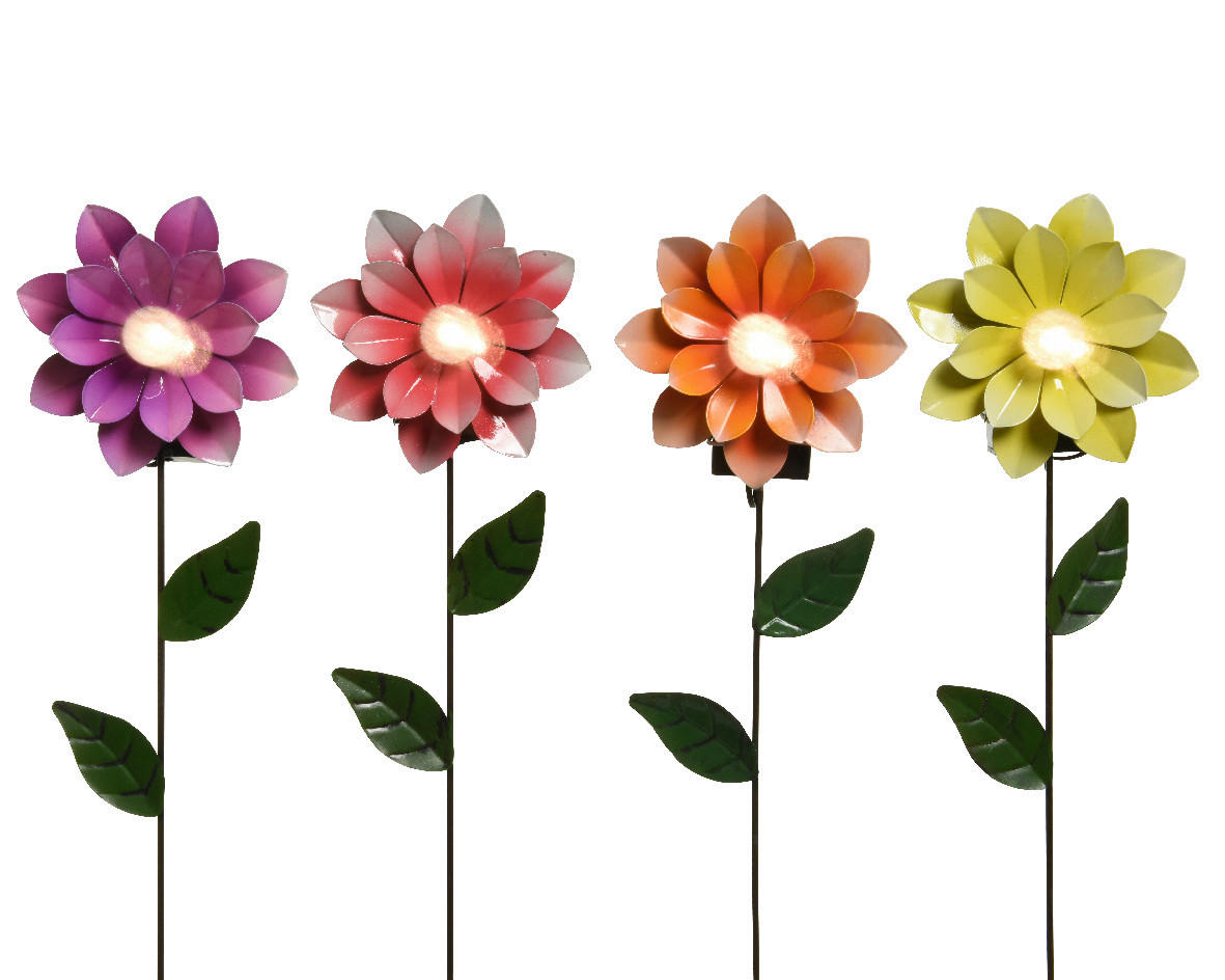 LED-DEKOLEUCHTE - Pink/Gelb, Lifestyle, Metall (6/11/49,5cm)