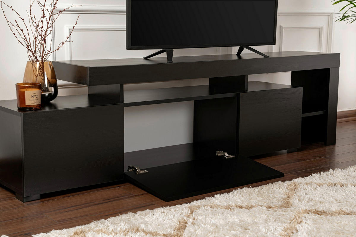 TV-ELEMENT - Schwarz, Modern, Holzwerkstoff (192/53/37cm) - MID.YOU