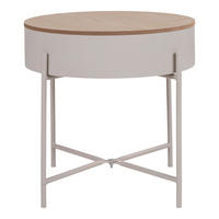 BEISTELLTISCH Beige  - Beige, Design, Kunststoff/Metall (40/40/40cm)