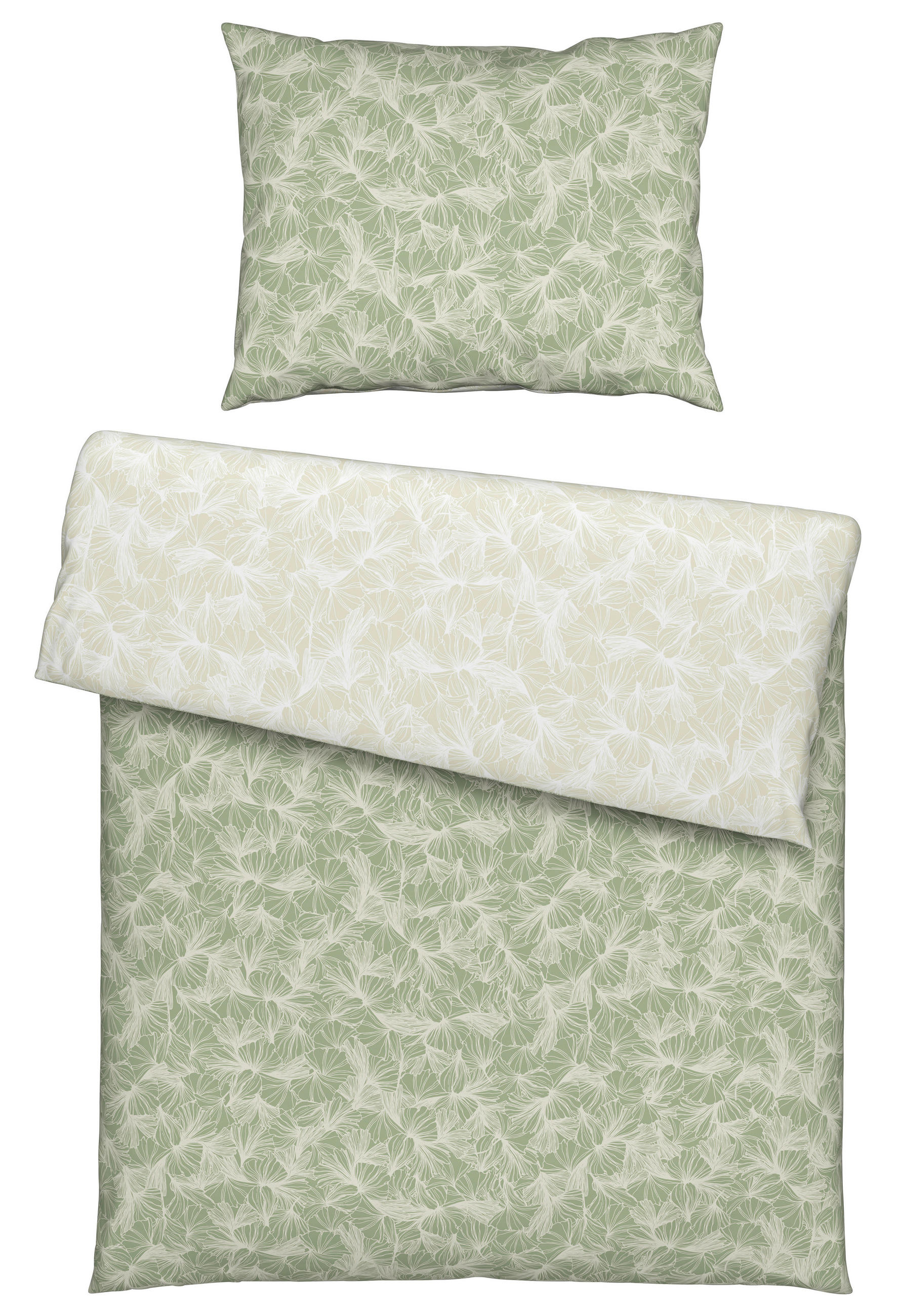 BETTWÄSCHE 140/200 cm  - Grün, KONVENTIONELL, Textil (140/200cm) - Esposa