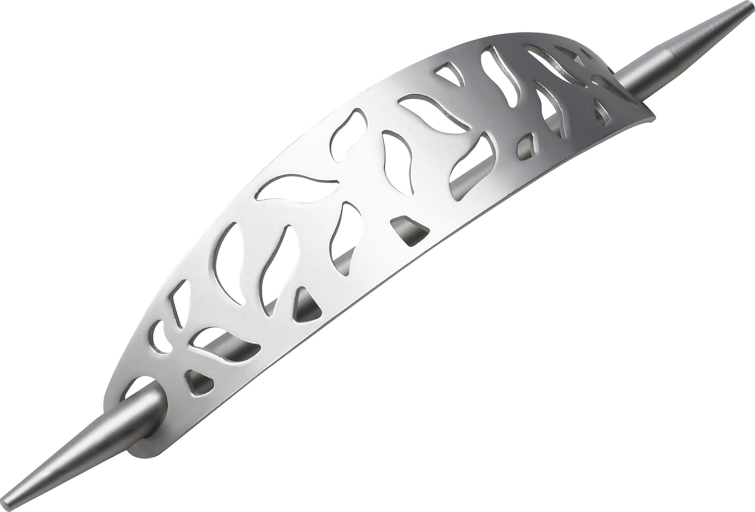 DEKORAČNÍ SPONA - barvy stříbra, Konvenční, kov (21/16cm) - Homeware