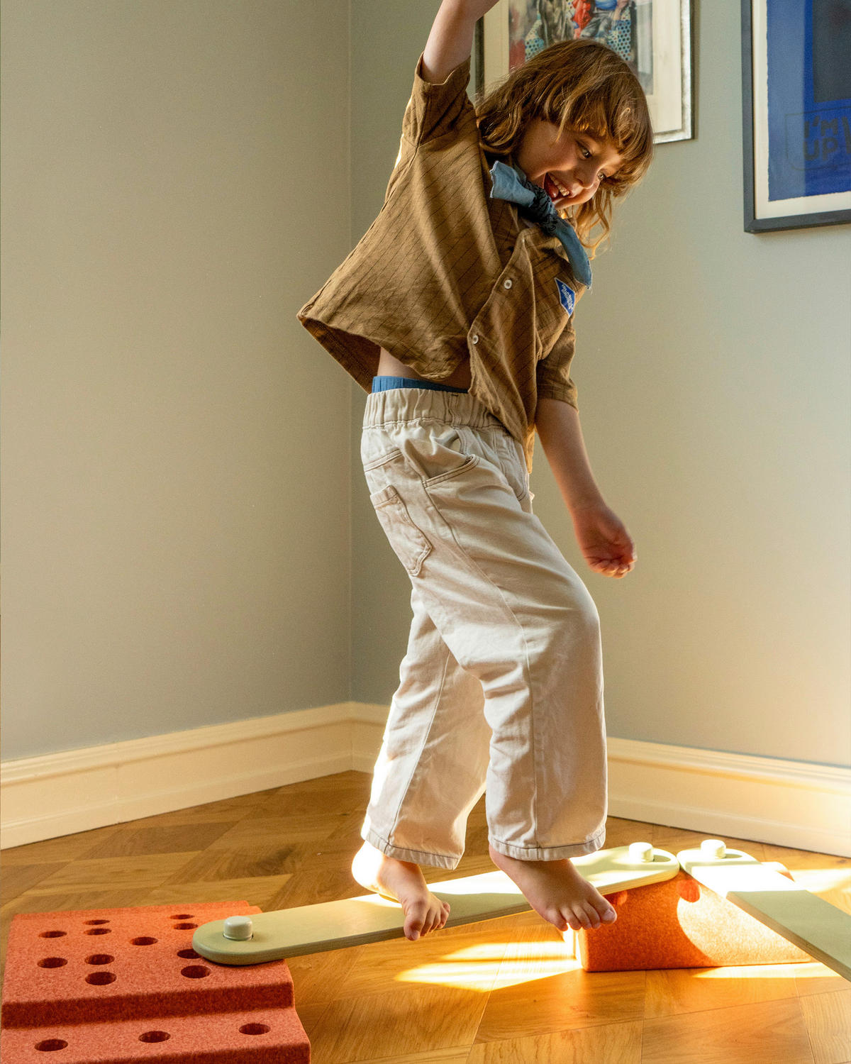 KONSTRUKCIONA IGRAČKA - svetlozelena, Osnovno, drvo/plastika (70/10/1.4cm) - MODU