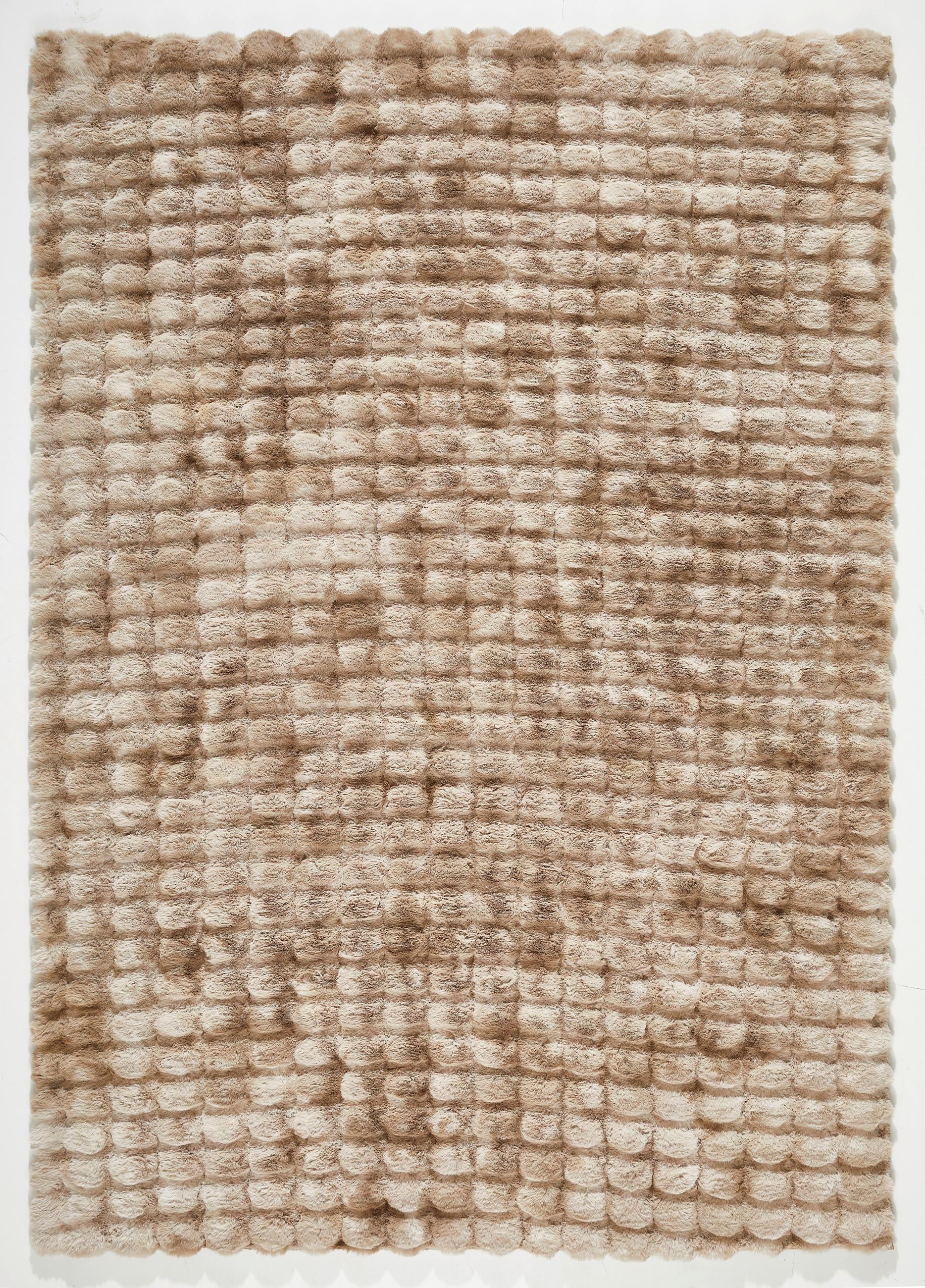 HOCHFLORTEPPICH 130/190 cm Sandfarben, Beige  - Sandfarben/Beige, Design, Textil (130/190cm) - Novel