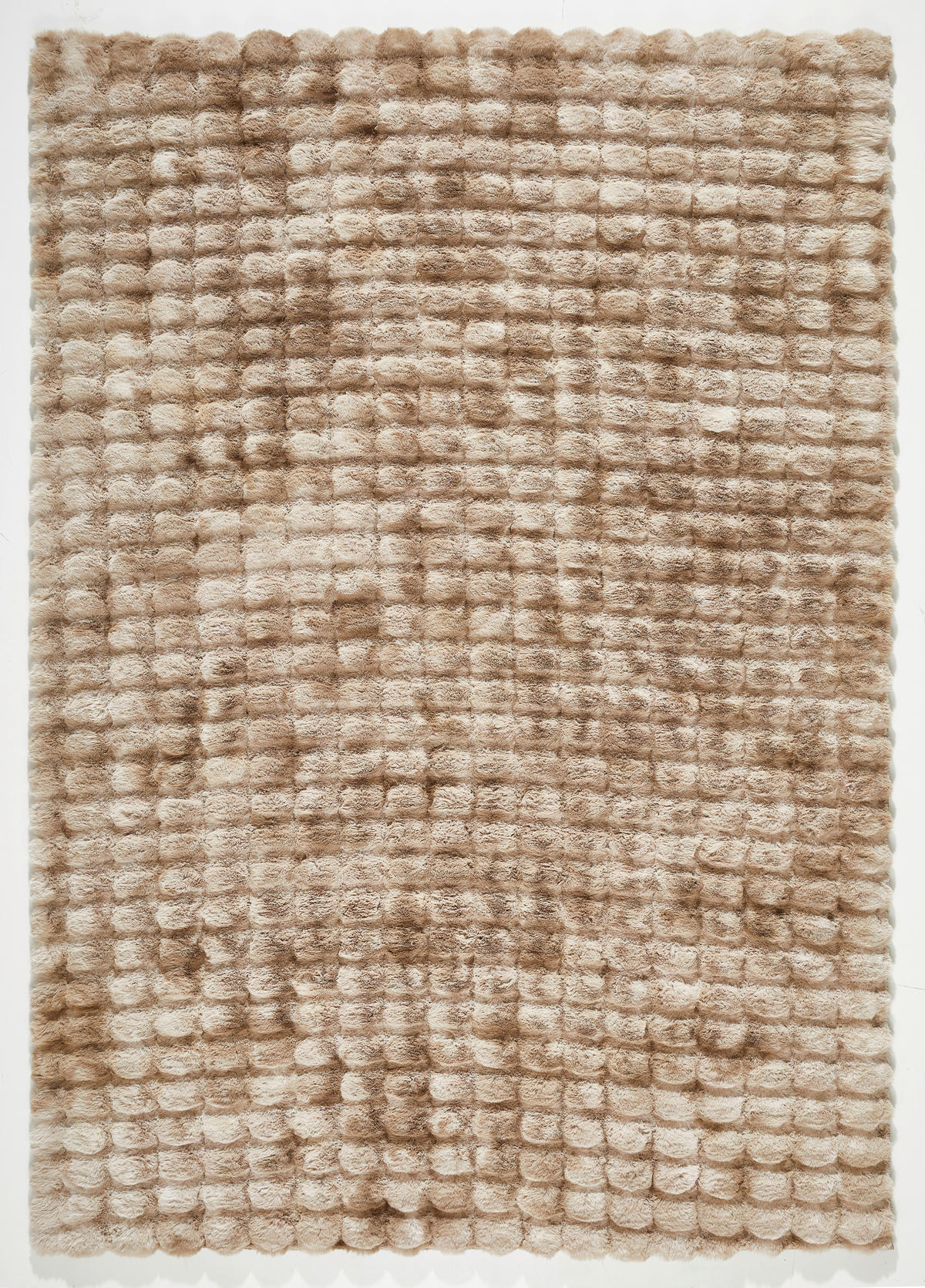 HOCHFLORTEPPICH 130/190 cm Sandfarben, Beige  - Sandfarben/Beige, Design, Textil (130/190cm) - Novel