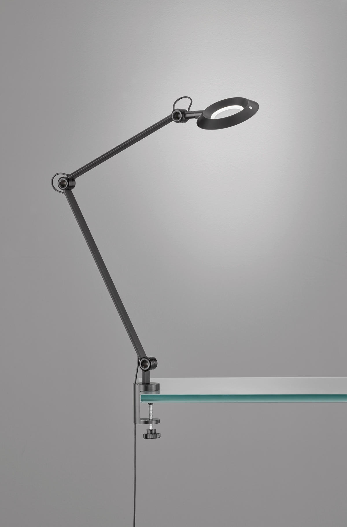 LED-KLEMMLEUCHTE 13,5/65 cm   - Schwarz, Basics, Metall (13,5/65cm) - Schöner Wohnen