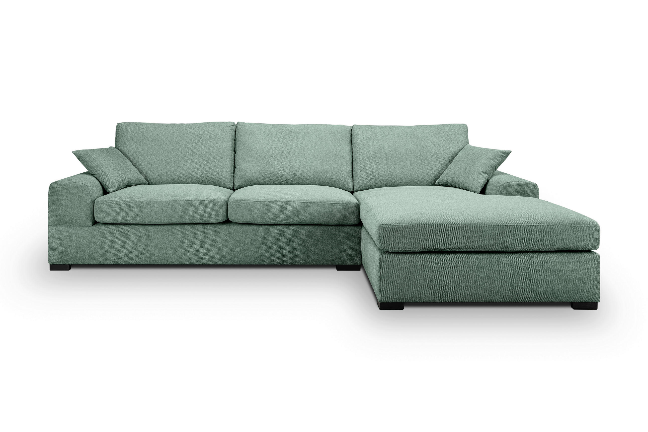 MID.YOU ROHOVÁ SEDAČKA, textil, petrolej