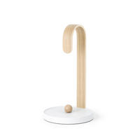 DRŽAČ ROLE KUHINJSKOG PAPIRA  - bijela/prirodne boje, Basics, kamen/drvo (17/17/31cm) - Umbra