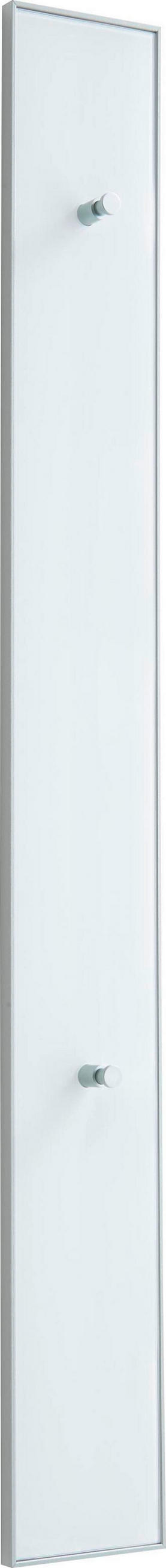 GARDEROBENLEISTE  in Weiß  - Weiß, Design, Glas/Holzwerkstoff (16/140/7cm)