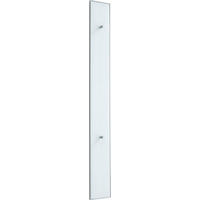 GARDEROBENLEISTE  in Weiß  - Weiß, Design, Glas/Holzwerkstoff (16/140/7cm) - Novel