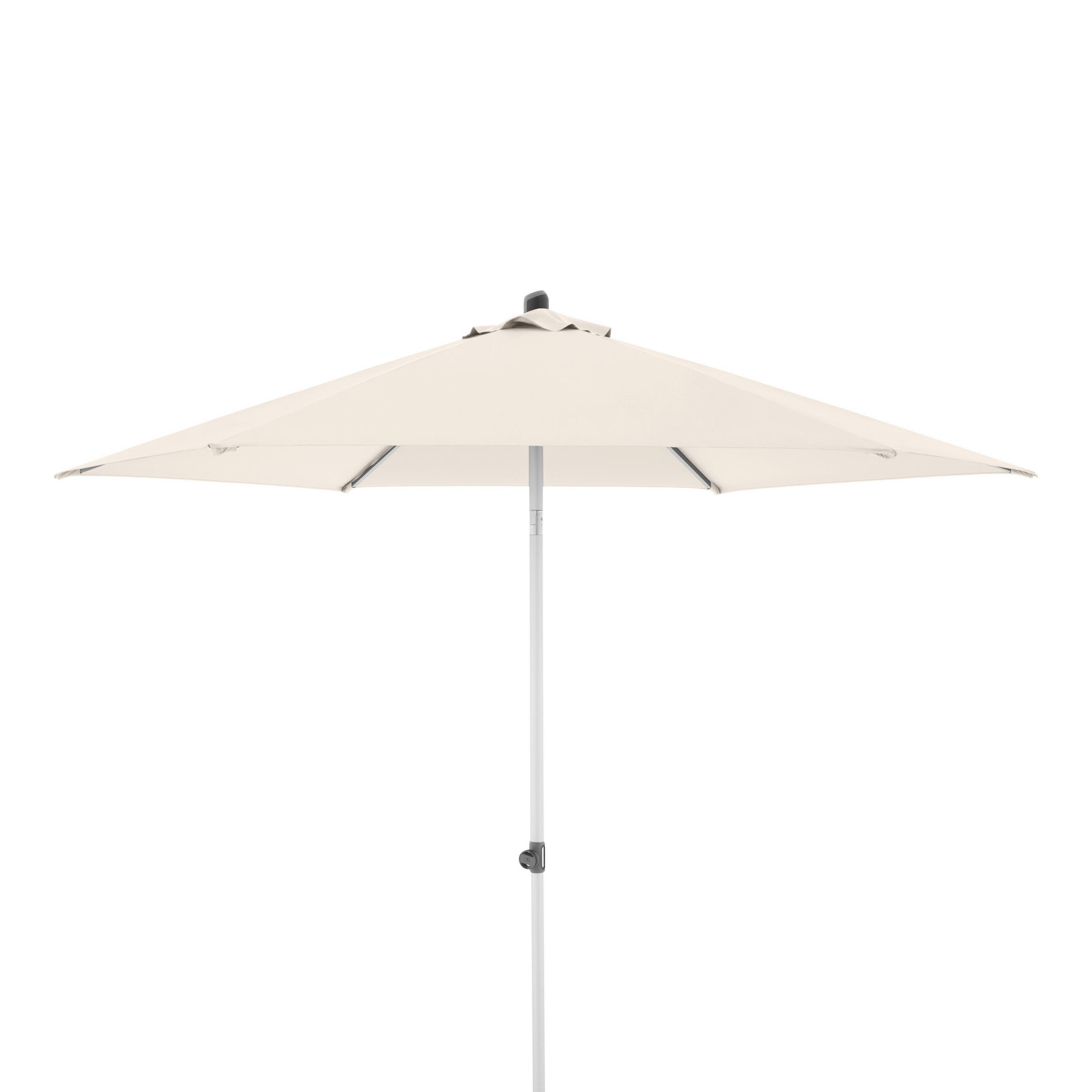 SONNENSCHIRM  270/270 cm  - Silberfarben/Naturfarben, Konventionell, Textil/Metall (270/270cm) - Doppler