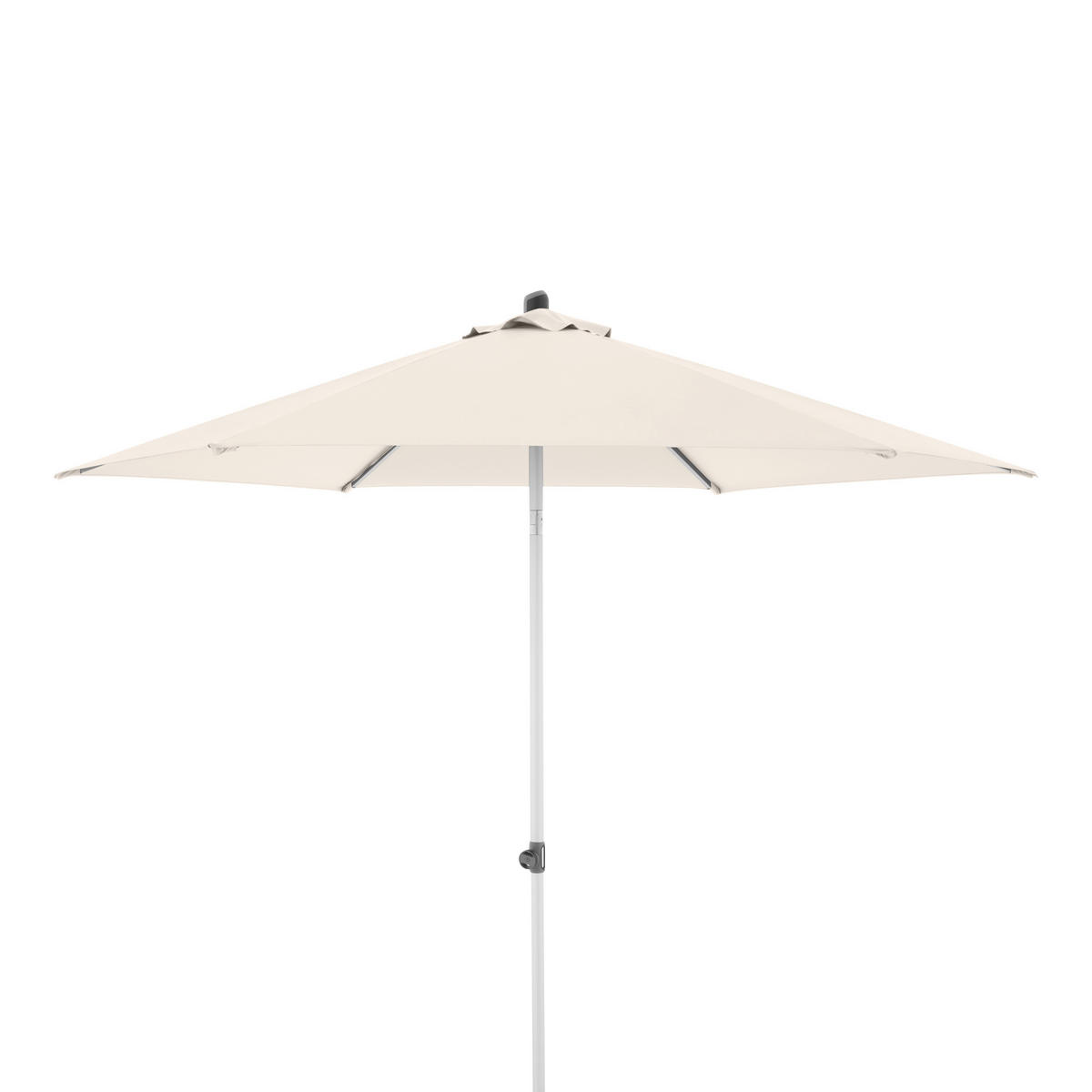 SONNENSCHIRM  270/270 cm  - Silberfarben/Naturfarben, Konventionell, Textil/Metall (270/270cm) - Doppler