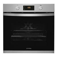 EINBAUBACKOFEN PBWK3 ON5V IN  - Silberfarben/Schwarz, Basics, Glas/Metall (59,5/59,5/54,9cm) - Privileg