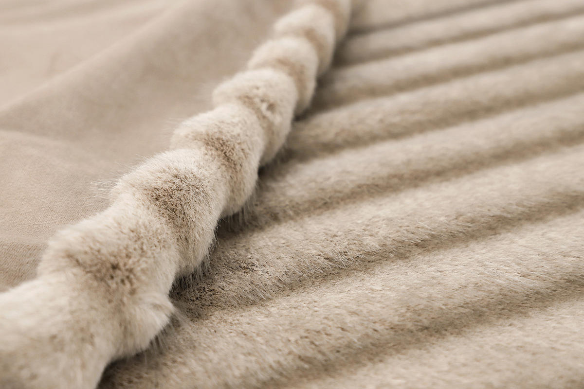 PLAID COUTURE 130/170 cm  - Taupe/Beige, Design, Textil (130/170cm) - Musterring