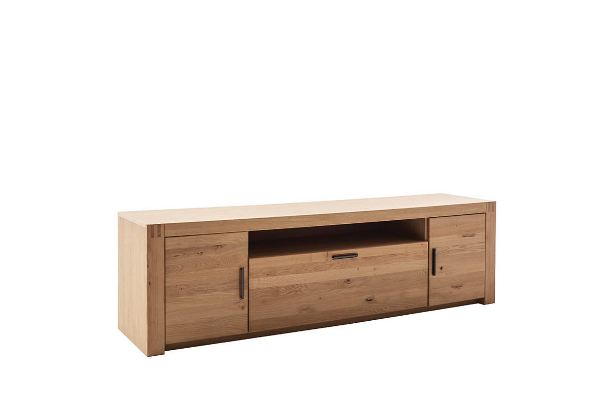 LOWBOARD  in 201/58/50 cm  - Eichefarben/Anthrazit, Design, Holz/Holzwerkstoff (201/58/50cm) - Livetastic