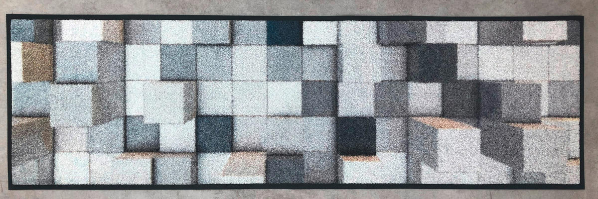 SCHMUTZFANGMATTE - Multicolor, Basics, Kunststoff/Textil (35/115cm)