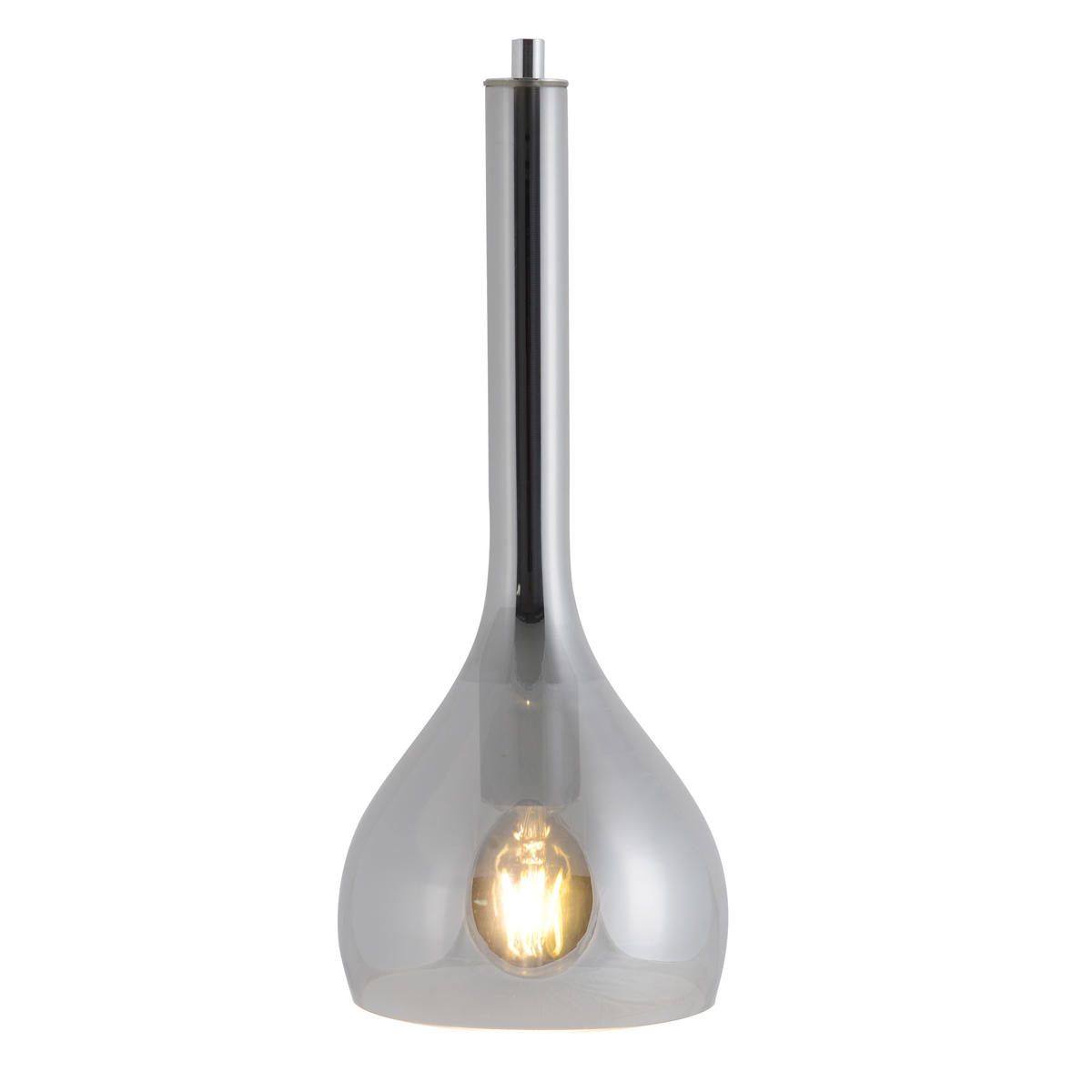 HÄNGELEUCHTE 16/143 cm  - Chromfarben, Design, Glas/Kunststoff (16/143cm) - Näve