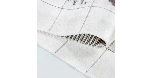 FLACHWEBETEPPICH 80/150 cm Fiesta Creme  - Creme, Design, Leder/Textil (80/150cm) - Novel