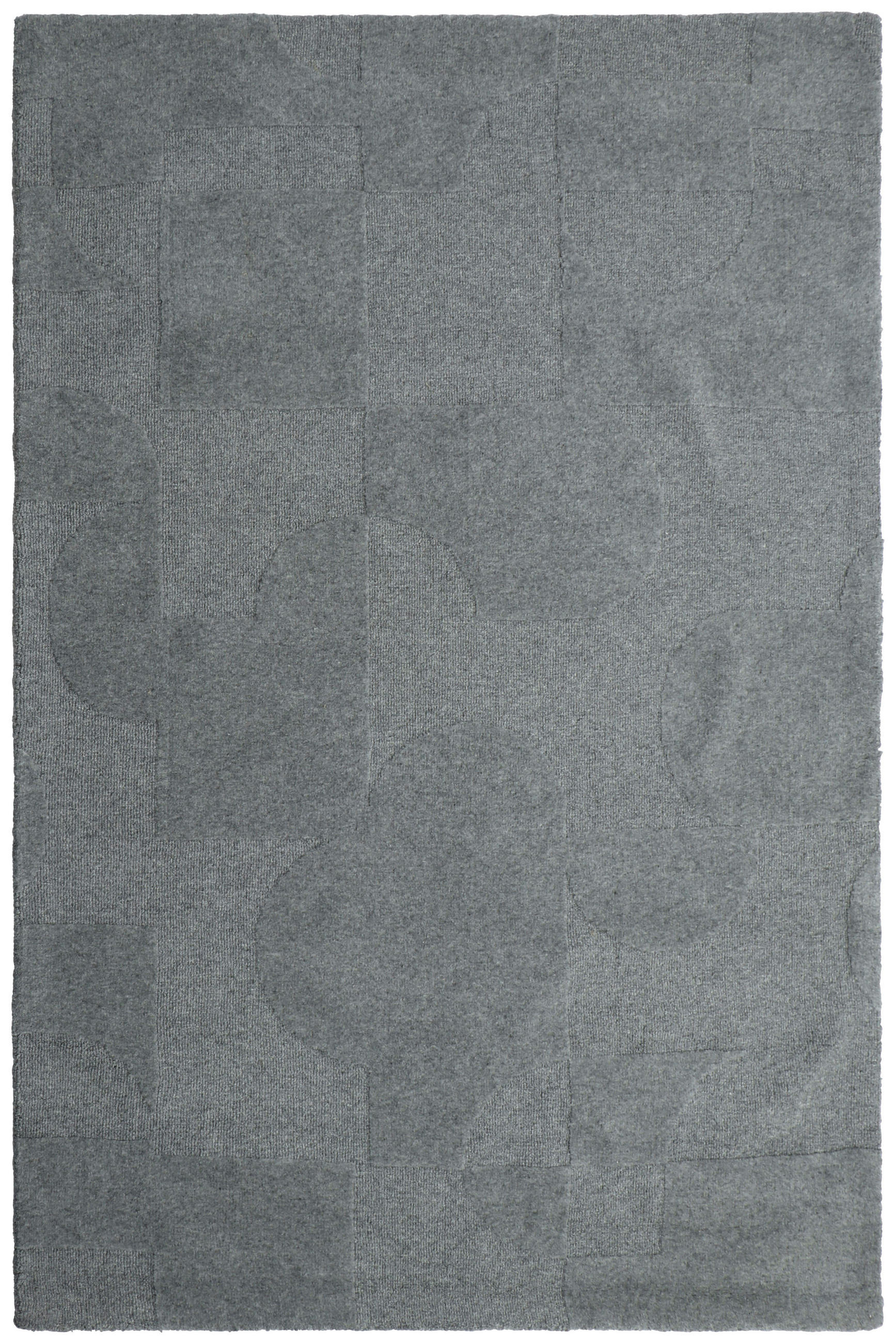 WOLLTEPPICH 190/290 cm Dunkelgrau  - Dunkelgrau, Basics, Textil (190/290cm)