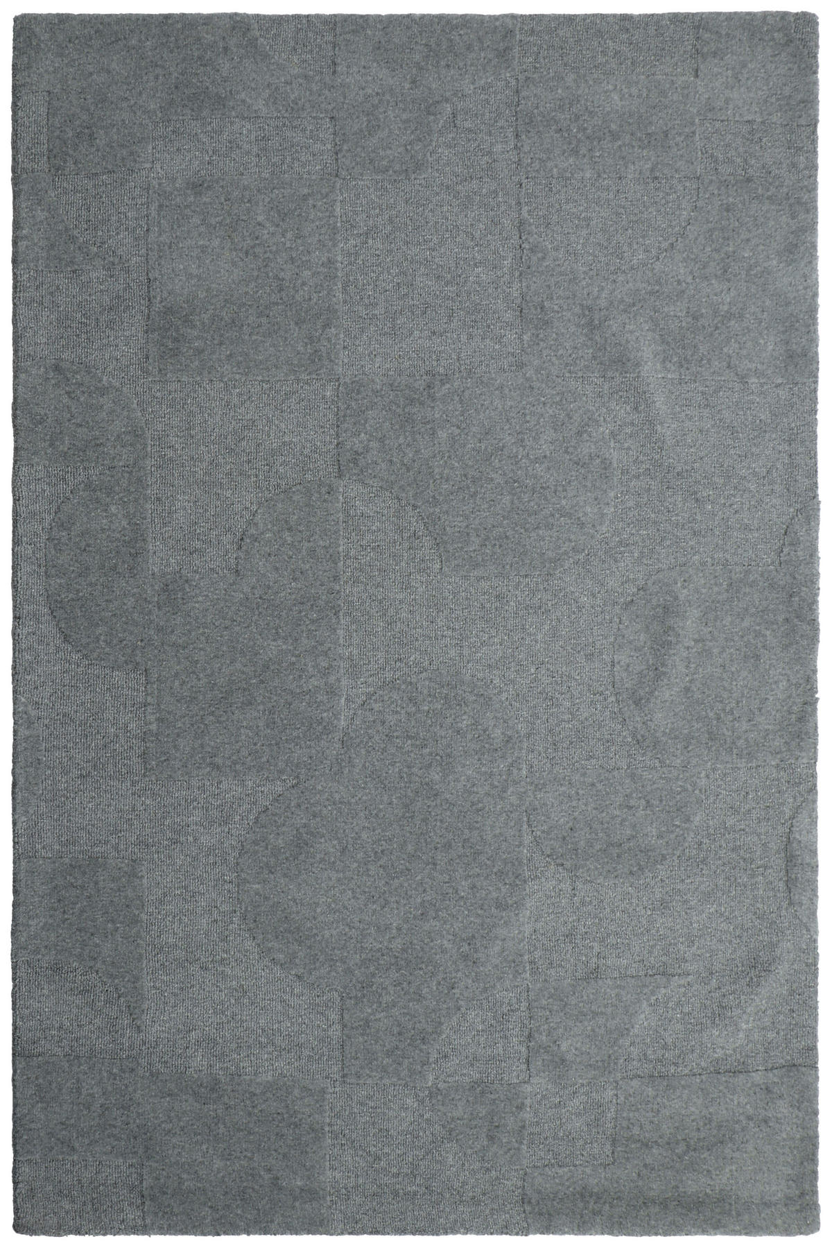 WOLLTEPPICH 190/290 cm Dunkelgrau  - Dunkelgrau, Basics, Textil (190/290cm)