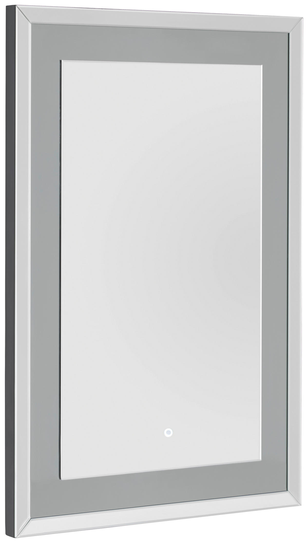 FALI TÜKÖR 90/60/5,3 cm    - ezüstszínű, Design, faalapú anyag/Üveg (90/60/5,3cm) - Xora