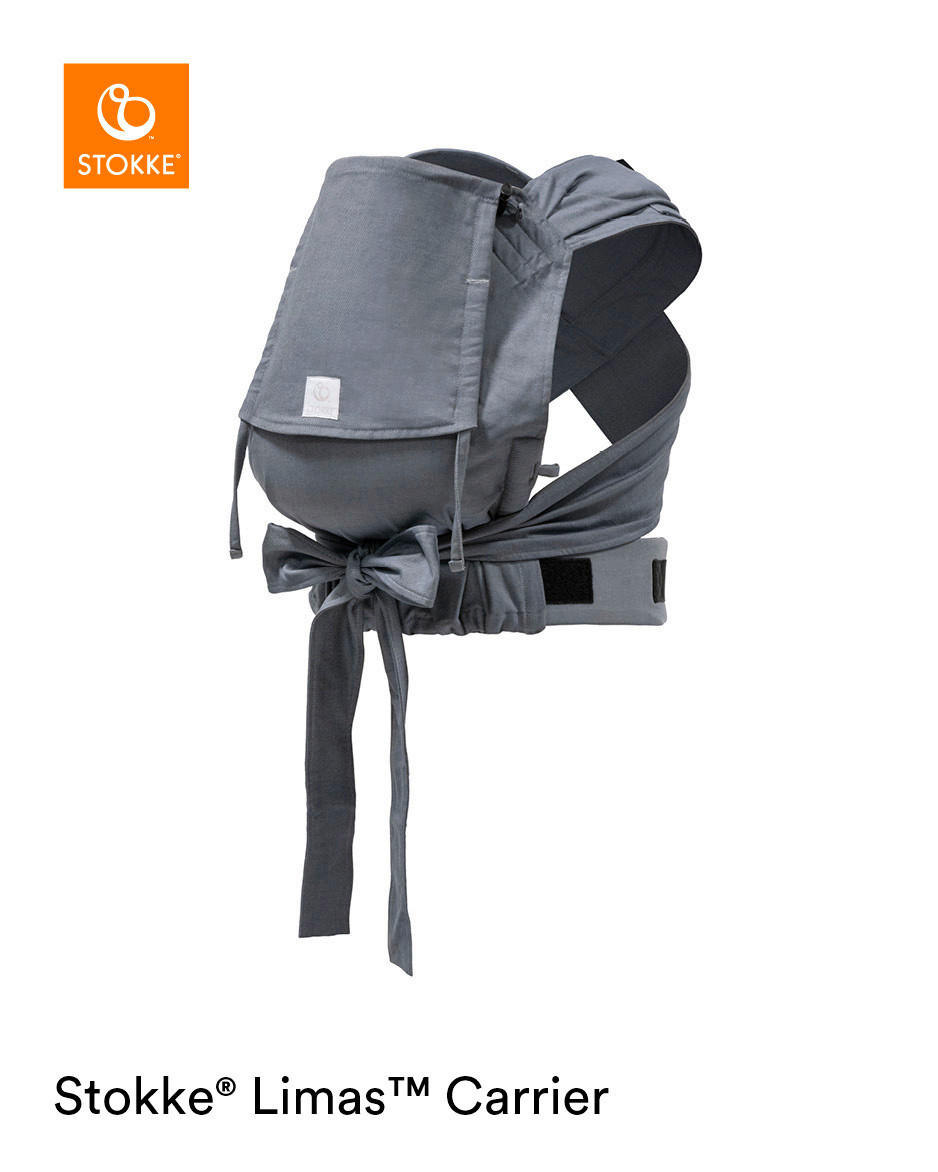 ERGONOMSKA NOSILJKA  Limas Carrier  - siva, Basics, prirodni materijali (42/25/8cm) - Stokke