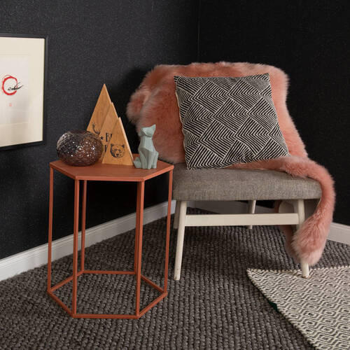 HANDWEBTEPPICH 120/170 cm My Loft  - Graphitfarben, Konventionell, Textil (120/170cm)