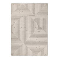 WEBTEPPICH Wohnzimmer 140/200 cm Hillmar Creme rechteckig  - Creme, Design, Textil (140/200cm) - WECON HOME
