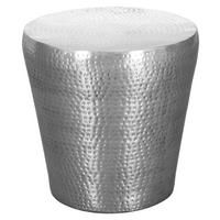 KISASZTAL fém 40/40/41 cm   - ezüst, Lifestyle, fém (40/40/41cm) - MID.YOU