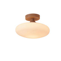 DECKENLEUCHTE  28,5/18,5 cm    - Sandfarben/Weiss, Trend, Glas (28,5/18,5cm) - It's about Romi