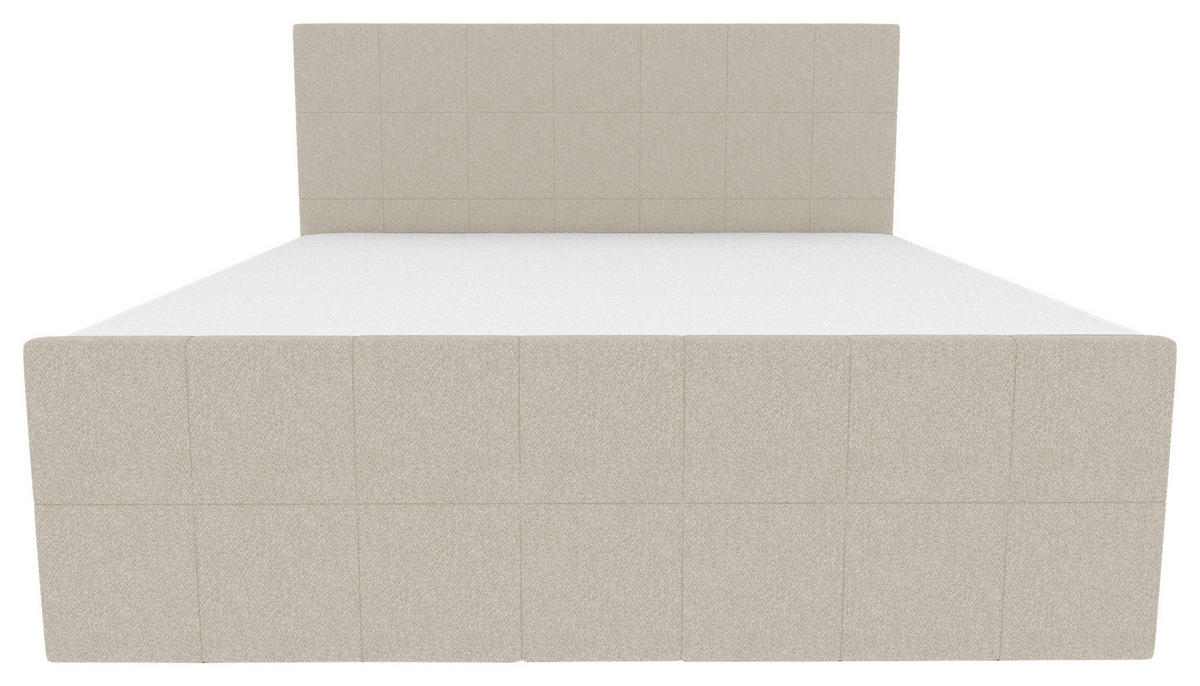 BOXBETT 160/200 cm  in Beige  - Beige, KONVENTIONELL, Kunststoff/Textil (160/200cm) - Boxxx