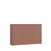 SIDEBOARD  154,2/99,1/34,9 cm  - Terracotta/Grau, MODERN, Holzwerkstoff/Kunststoff (154,2/99,1/34,9cm) - Carryhome