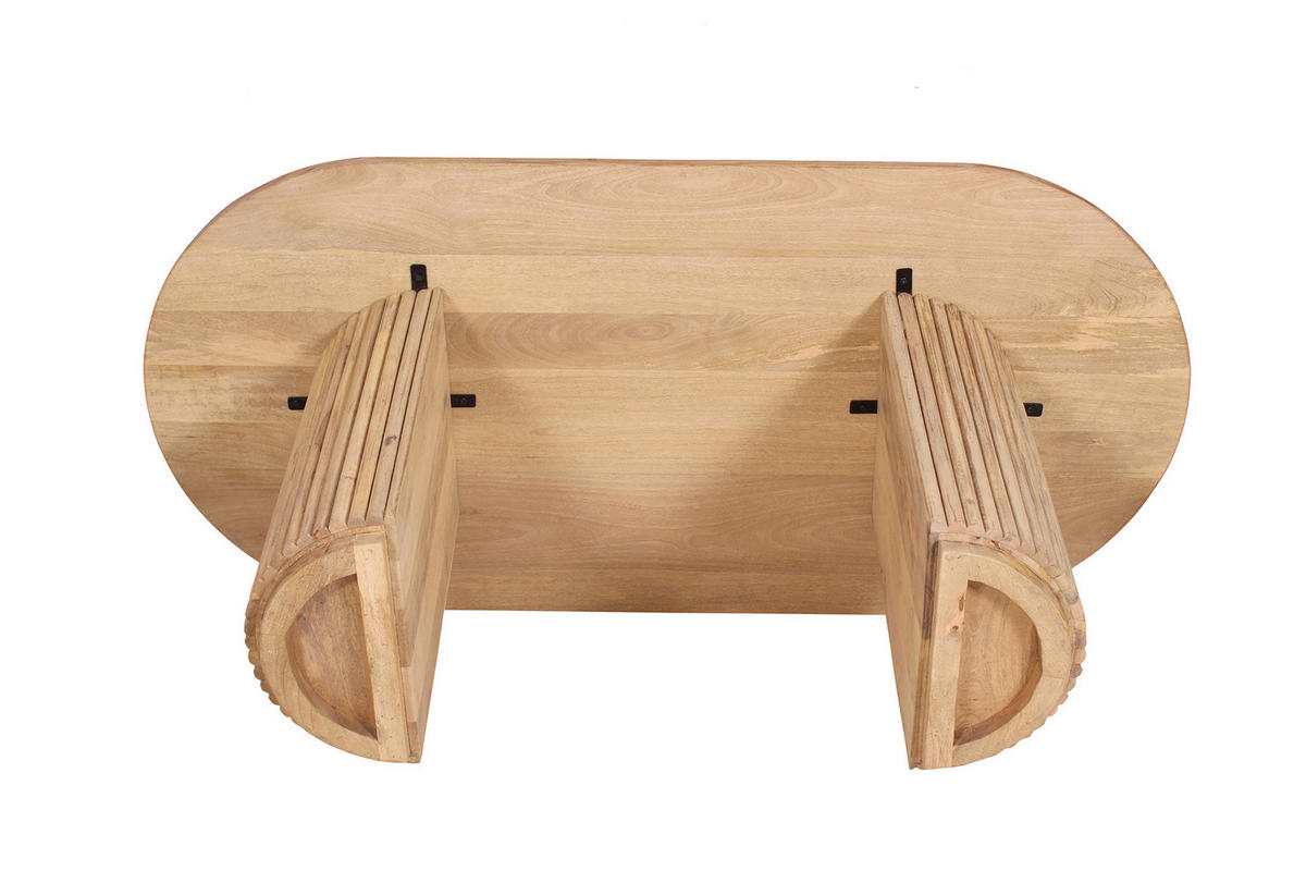 ESSTISCH 180/90/73 cm Echtholz  Holz rechteckig Naturfarben  - Naturfarben, MODERN, Holz (180/90/73cm) - MID.YOU