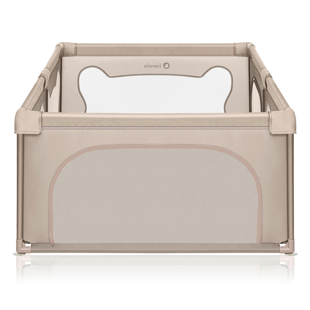 LAUFGITTER Willow  127/187/68 cm  - Sandfarben/Beige, Basics, Kunststoff (127/187/68cm) - Lionelo